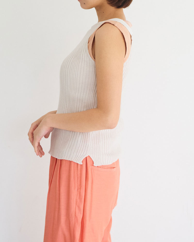 【予約】Subtle Accent Camisole Knit/ JöICEADDED /J261KN03
