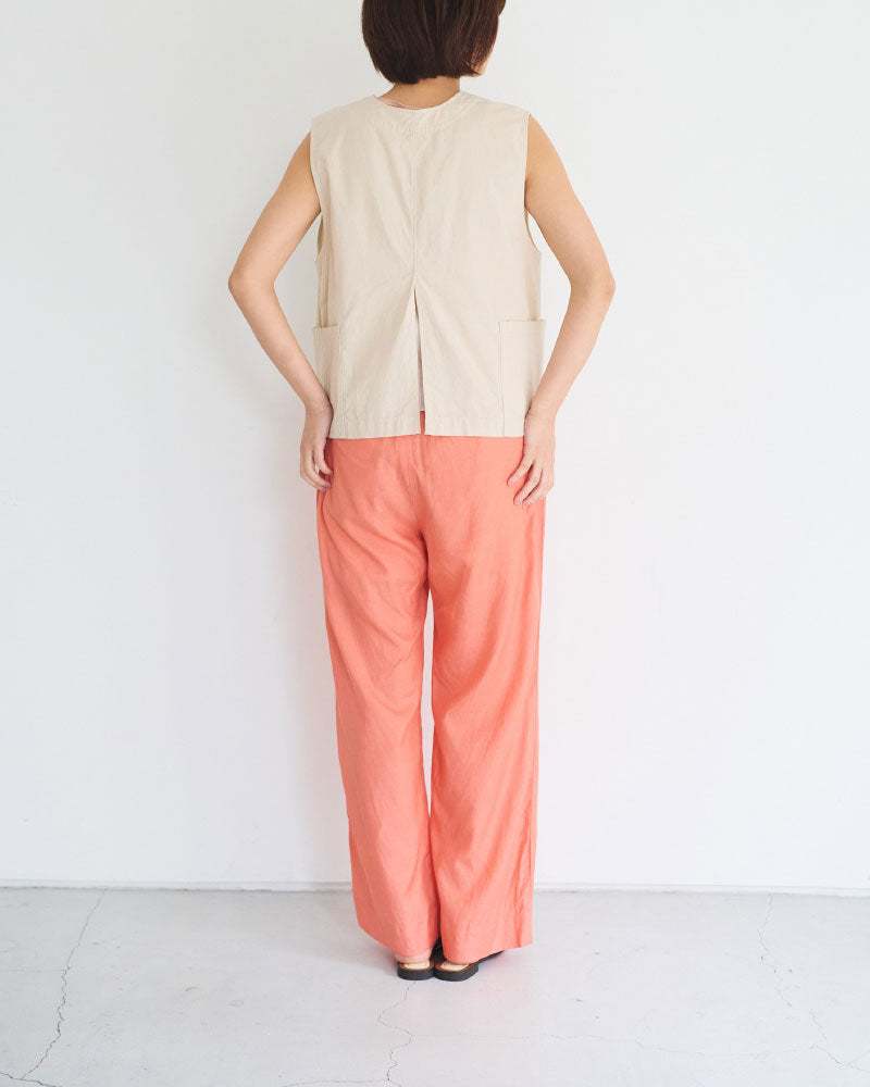 Leaves Embroidered Vest/ JöICEADDED /J261VT01/