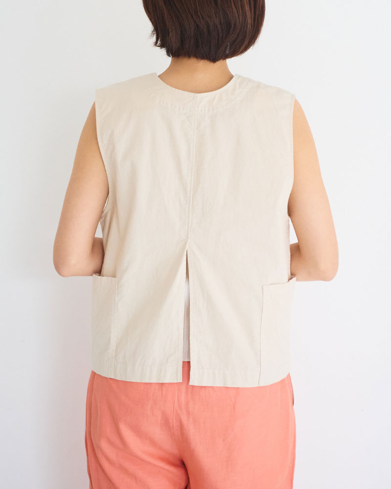 Leaves Embroidered Vest/ JöICEADDED /J261VT01/