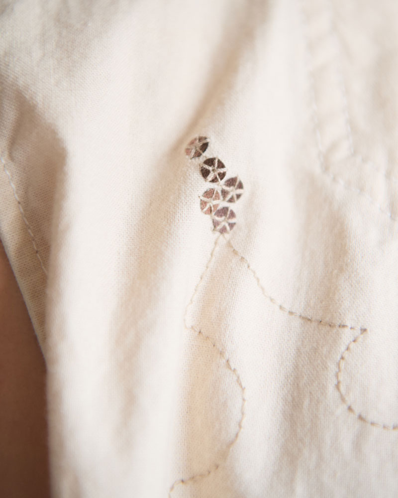 Leaves Embroidered Vest/ JöICEADDED /J261VT01/