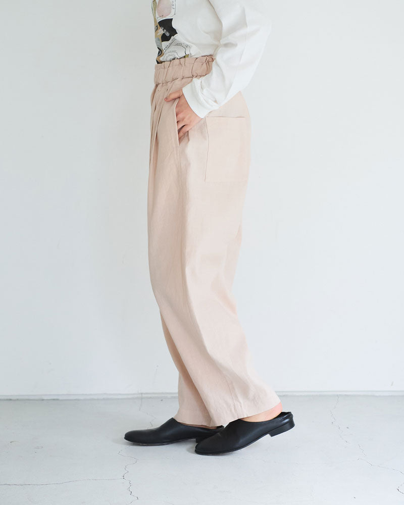 トリプルワッシャーLC タックイージーパンツ/UNIVERSALTISSU/UT260PT007