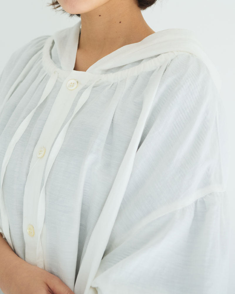 コットンキャプラリネン　フーディー/UNIVERSALTISSU/US260BL034