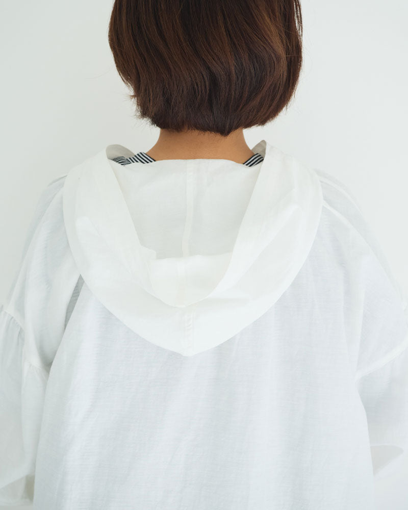 コットンキャプラリネン　フーディー/UNIVERSALTISSU/US260BL034