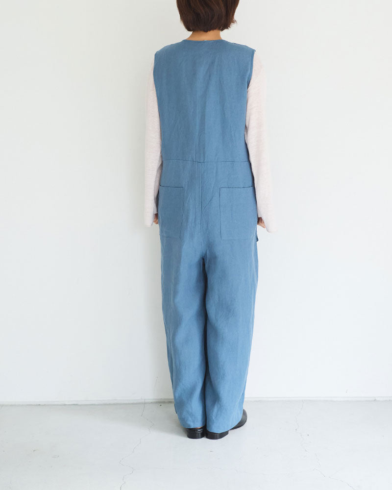 トリプルワッシャーLC ラップキュロットサロペットパンツ/UNIVERSALTISSU/UT260PT006