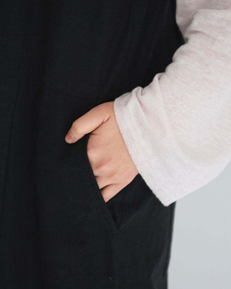 コットンキュプラリネン　リトルフリルサロペット/UNIVERSALTISSU/US261PT026