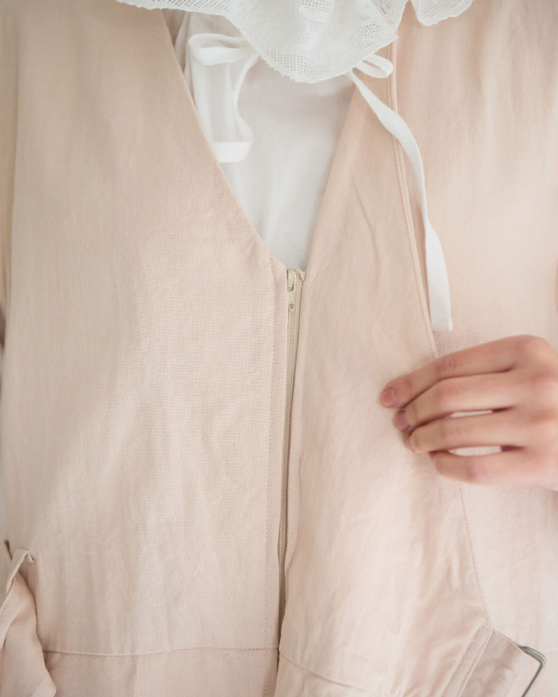 トリプルワッシャーLC ラップキュロットサロペットパンツ/UNIVERSALTISSU/UT260PT006