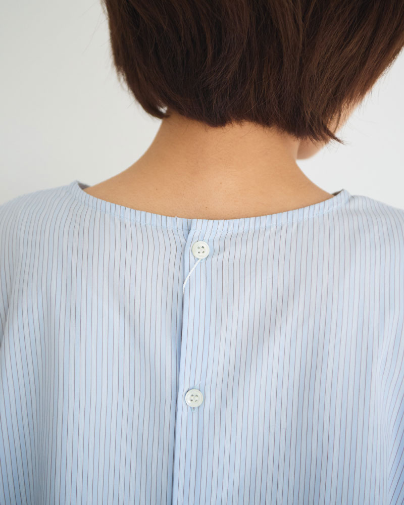 ナチュラルタ イプライター/ストライプ 2wayワイドフリルB L/UNIVERSALTISSU/UT261BL012