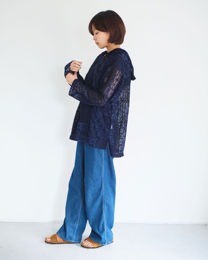 パッチワークレース　パーカー/UNIVERSALTISSU/TS260CT075