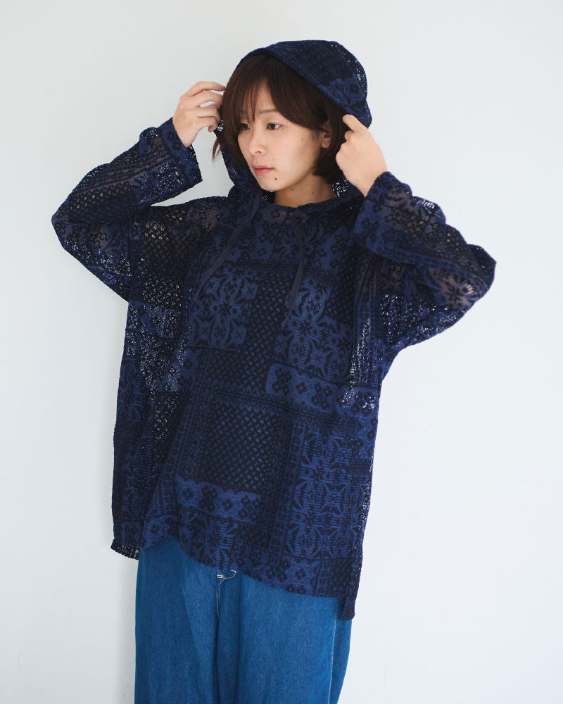 パッチワークレース　パーカー/UNIVERSALTISSU/TS260CT075