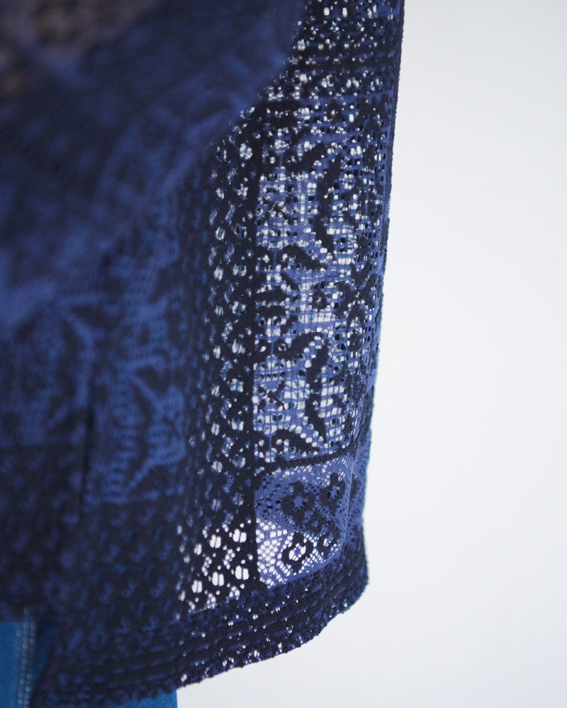 パッチワークレース　モックネックドルマンT/UNIVERSALTISSU/TS260CT088