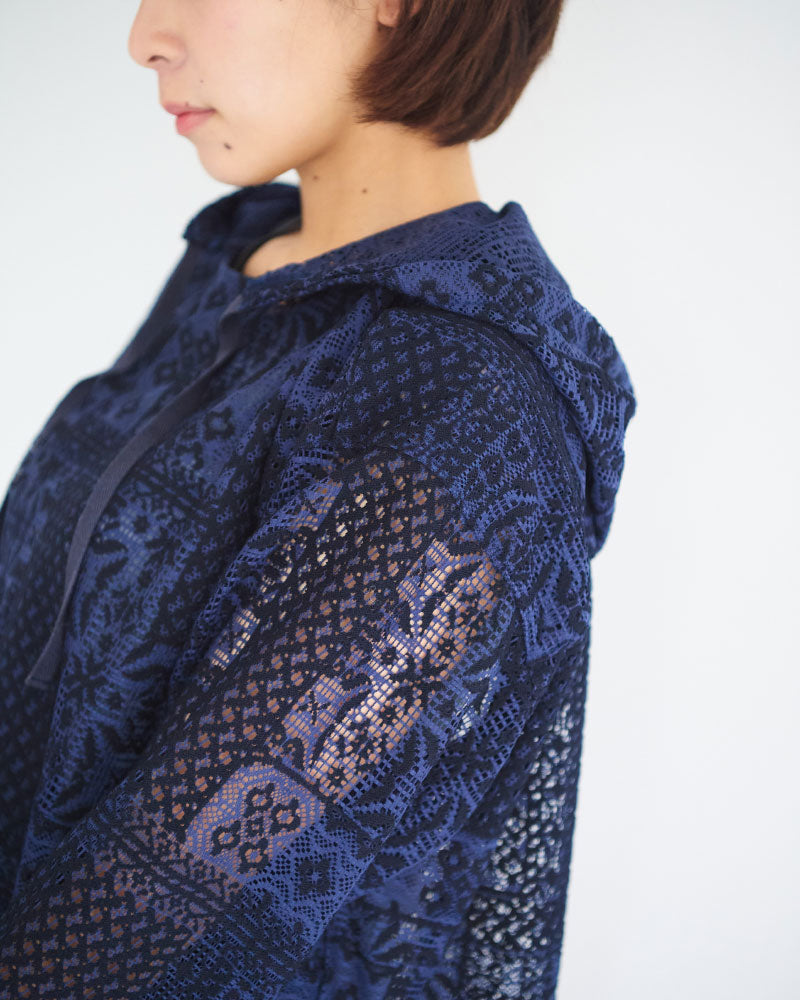 パッチワークレース　パーカー/UNIVERSALTISSU/TS260CT075