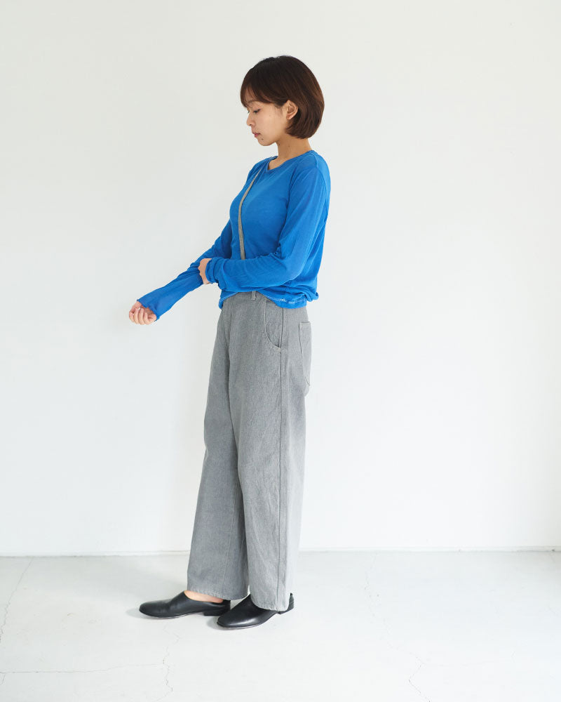 シアー長袖カットソー/YULA/Y L 25-T003