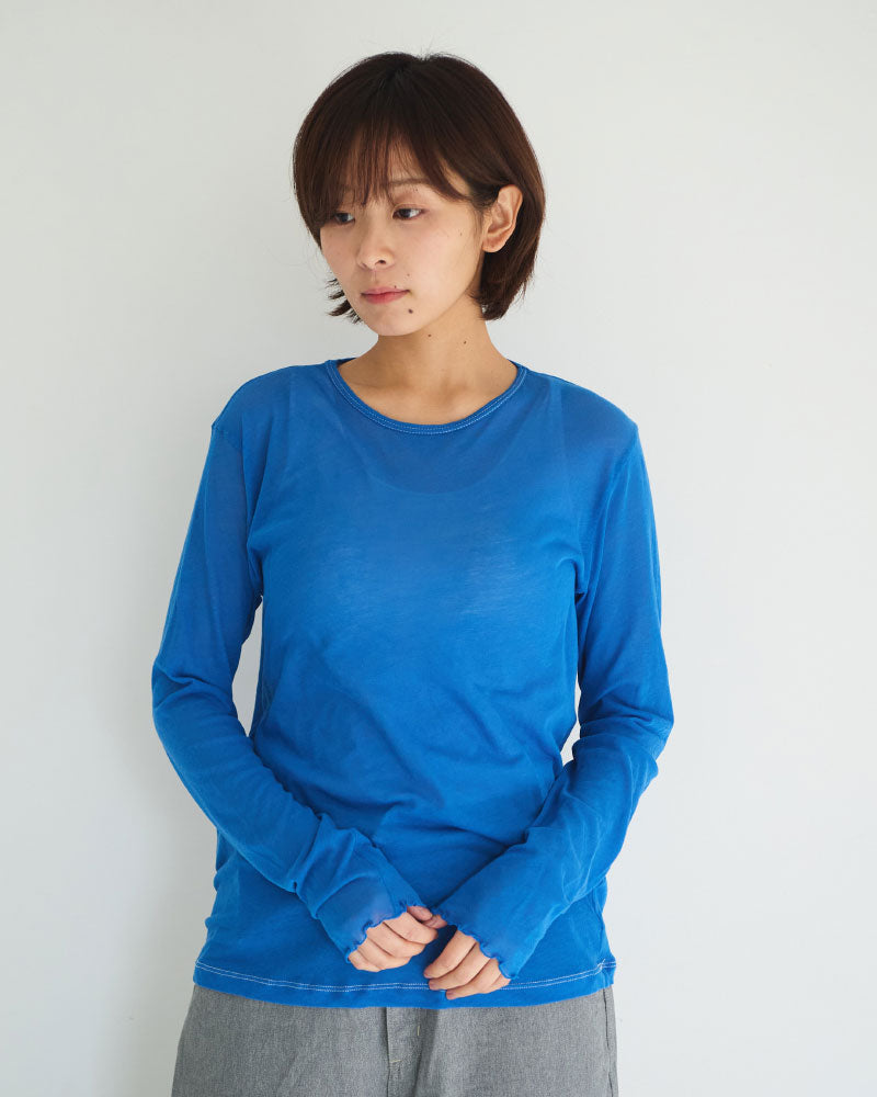 シアー長袖カットソー/YULA/Y L 25-T003