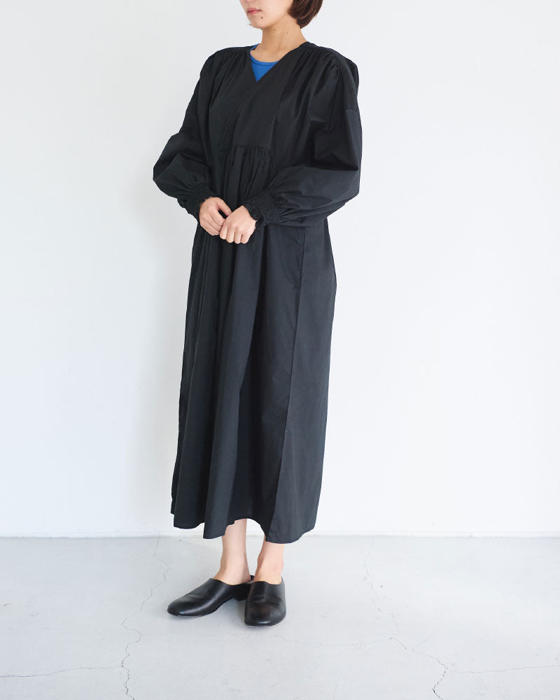 ナチュラルタイプライター/ストライプ　カシュクールギャザーワンピース/UNIVERSALTISSU/UT260OP002