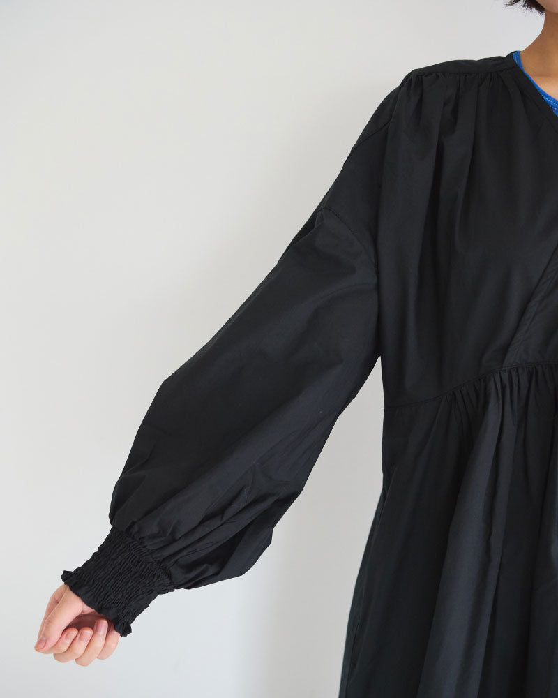 ナチュラルタイプライター/ストライプ　カシュクールギャザーワンピース/UNIVERSALTISSU/UT260OP002