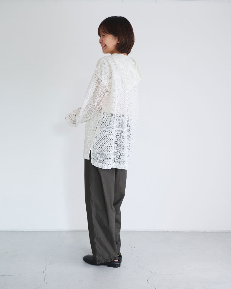 パッチワークレース　パーカー/UNIVERSALTISSU/TS260CT075