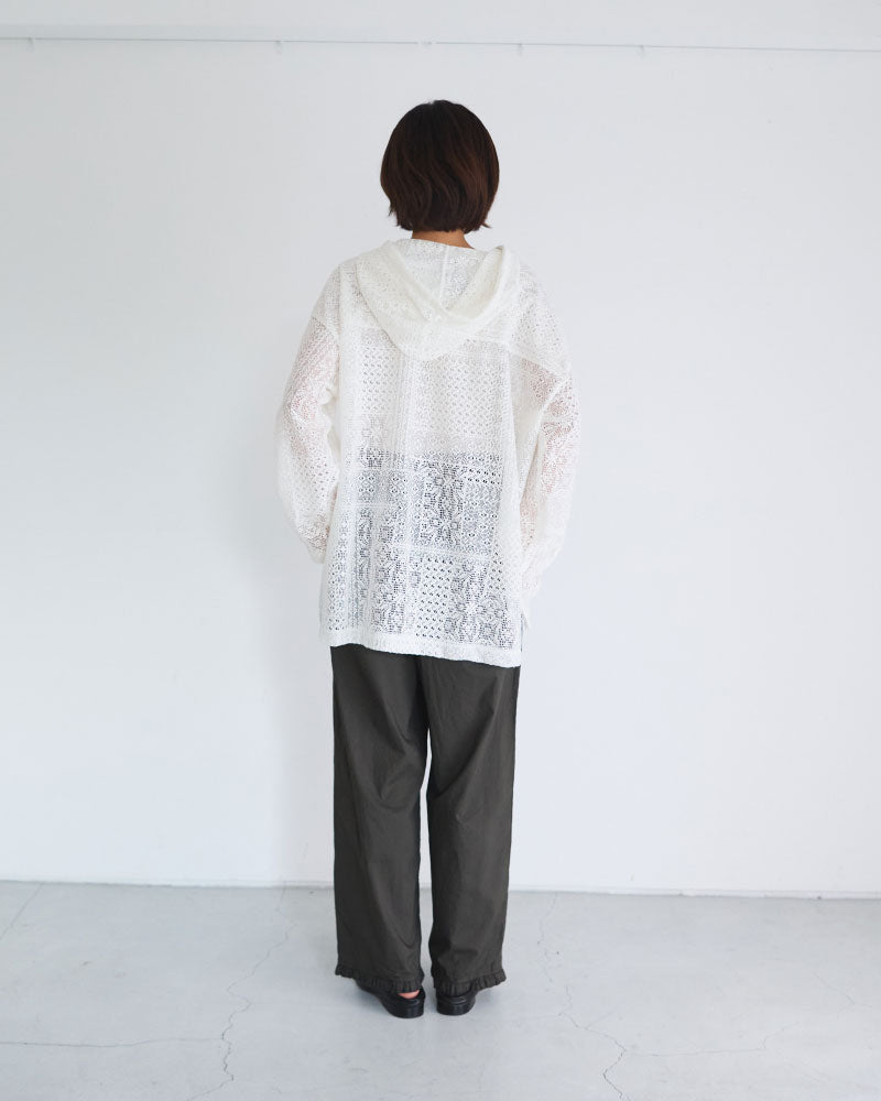 パッチワークレース　パーカー/UNIVERSALTISSU/TS260CT075