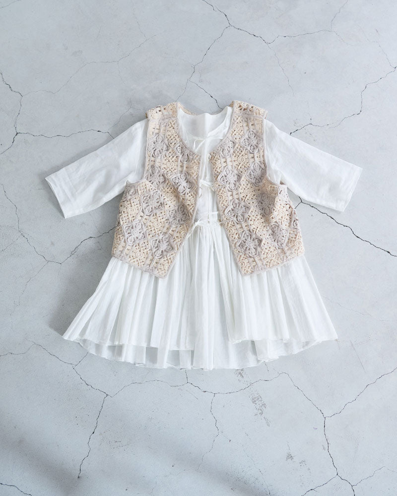 【予約】Embroidered Vest/ JöICEADDED /J261VT02