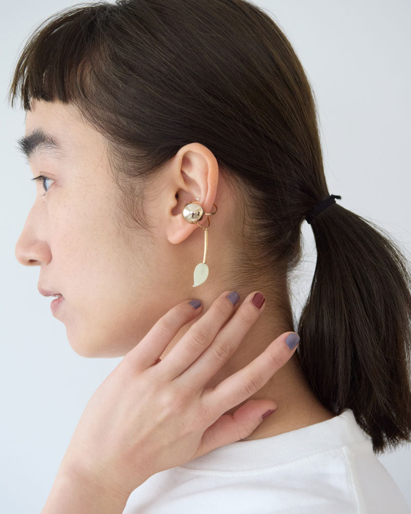 nemunemu　一粒イヤーカフ(14mm 片耳）