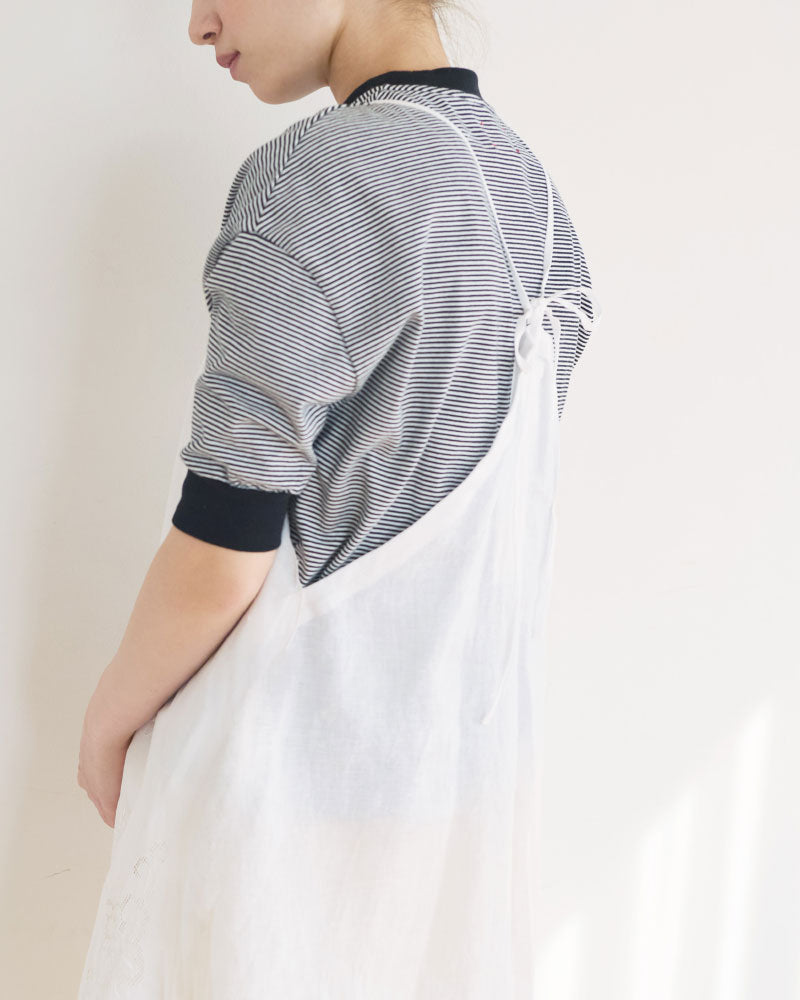 BORDER HALF SLEEVE TEE//MEYAME