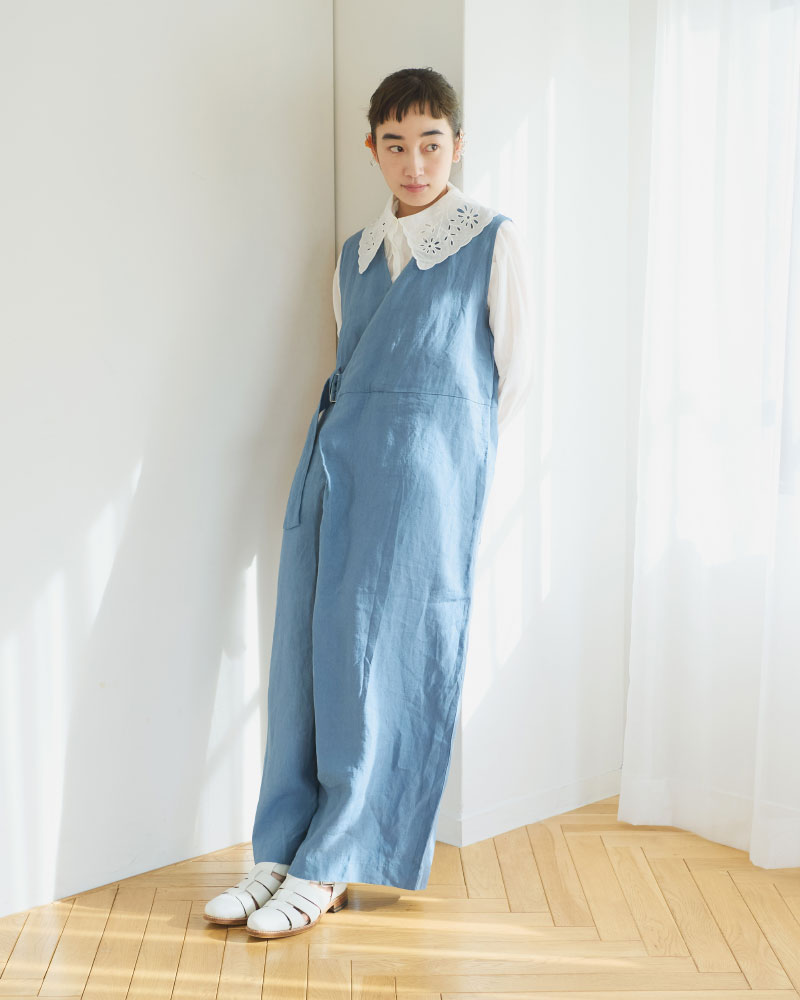 cutwork collar blouse/Hériter/H1-26-3012