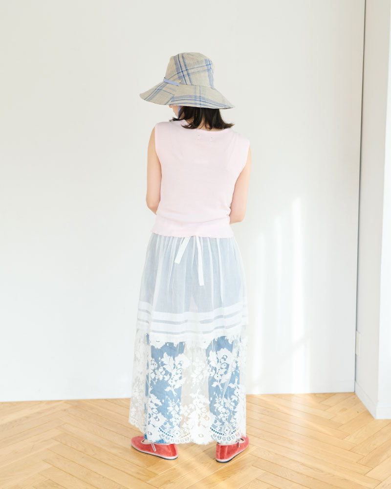 SOFT RIB SLEEVELESS//MEYAME