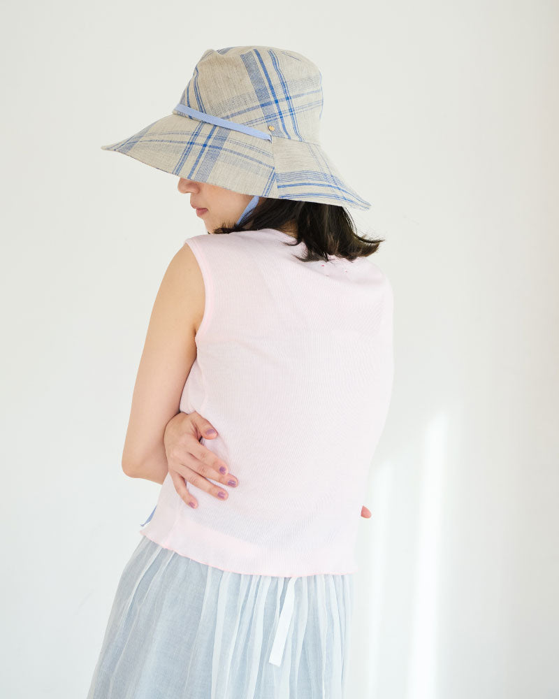 SOFT RIB SLEEVELESS//MEYAME