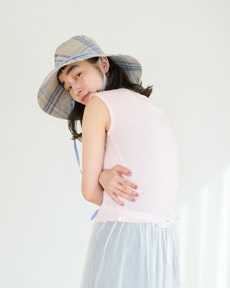 SOFT RIB SLEEVELESS//MEYAME