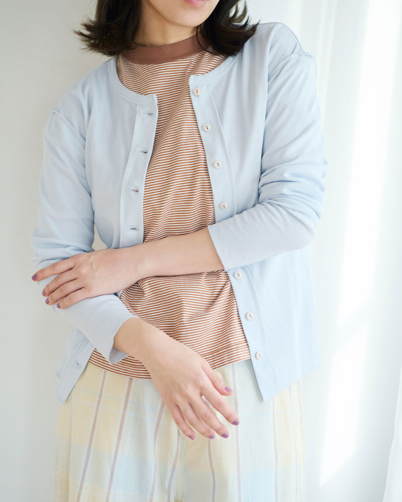 MANY BUTTON CARDIGAN//MEYAME
