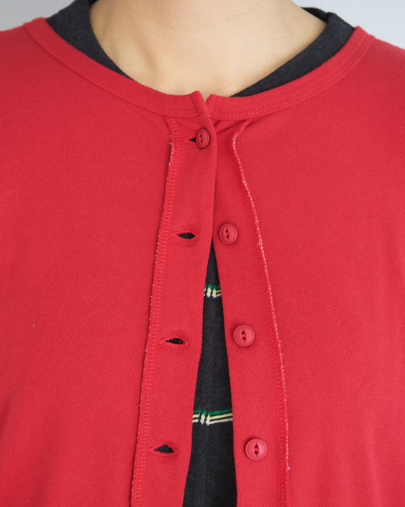MANY BUTTON CARDIGAN//MEYAME