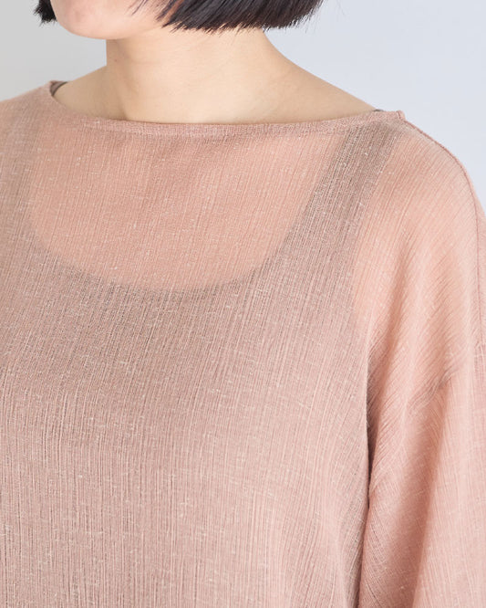 LINEN MIX JACQUARD BIG-T/YULA/YL26-T001