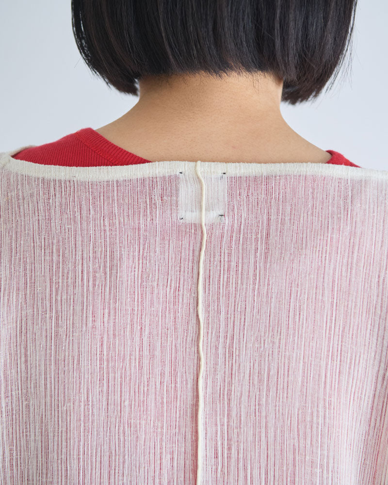 LINEN MIX JACQUARD BIG-T/YULA/YL26-T001