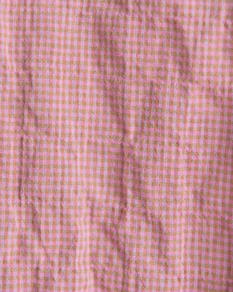 GINGHAM CHECK PLEATED FLARE SK//MEYAME