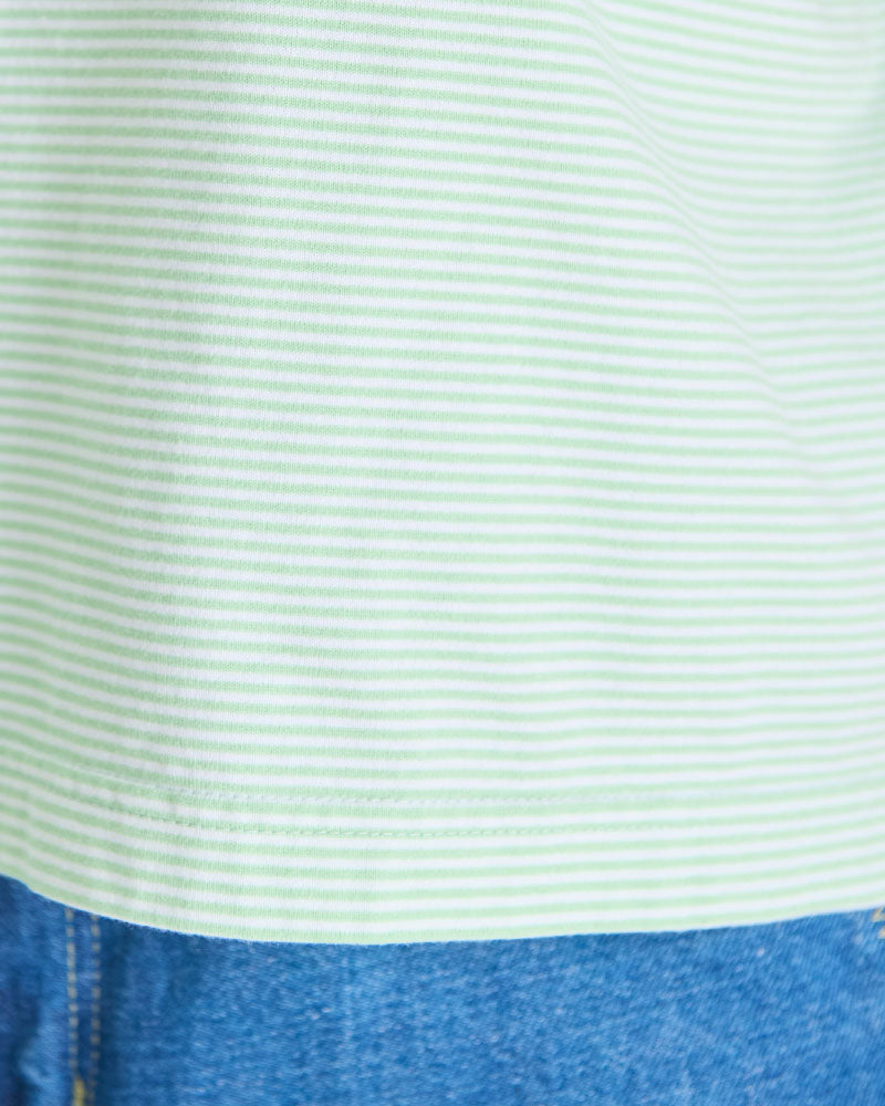 BORDER HALF SLEEVE TEE//MEYAME