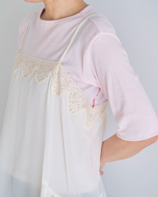 Hériter / embroidery parts camisole HERITER/エリテ embroidery parts camisole H0-00-3058（シャツ