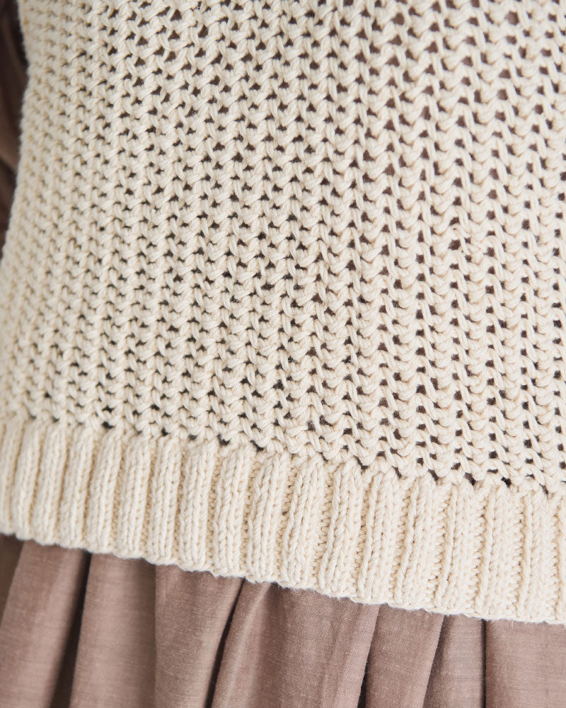 ネパール手編みKNIT ベスト/UNIVERSALTISSU/PA260KN023