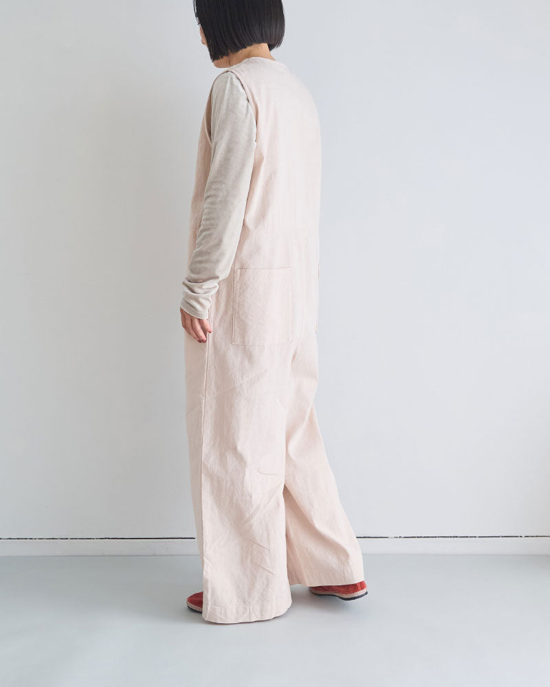 トリプルワッシャーLC ラップキュロットサロペットパンツ/UNIVERSALTISSU/UT260PT006