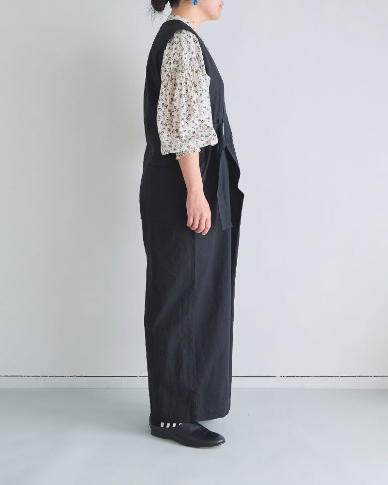 トリプルワッシャーLC ラップキュロットサロペットパンツ/UNIVERSALTISSU/UT260PT006