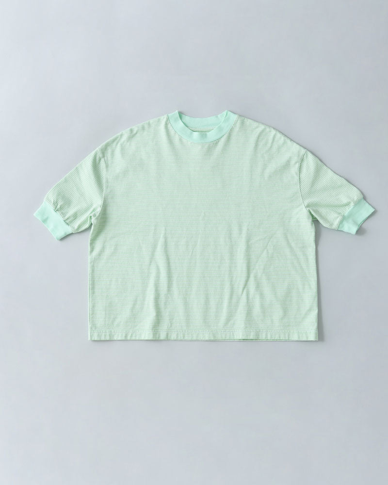 BORDER HALF SLEEVE TEE//MEYAME