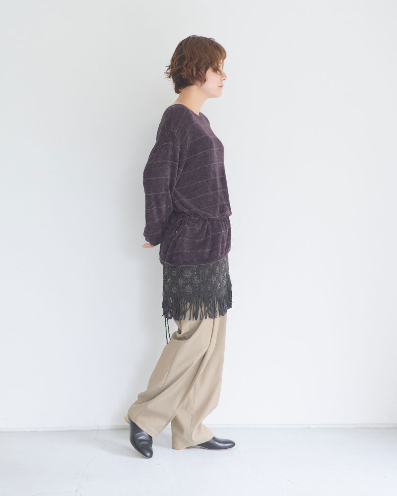 【予約】Velour Knit Sweater/JöICEADDED /J263KN03
