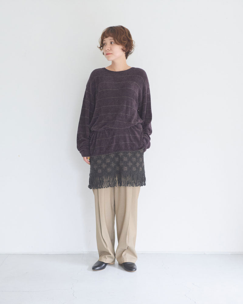 【予約】Velour Knit Sweater/JöICEADDED /J263KN03