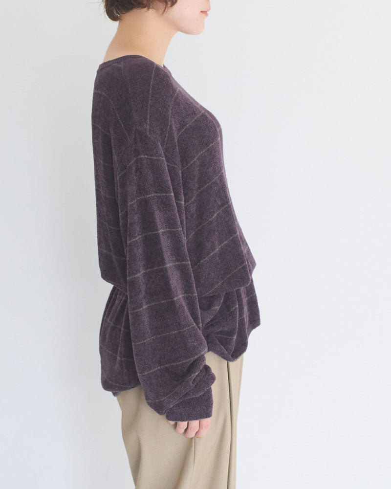 【予約】Velour Knit Sweater/JöICEADDED /J263KN03