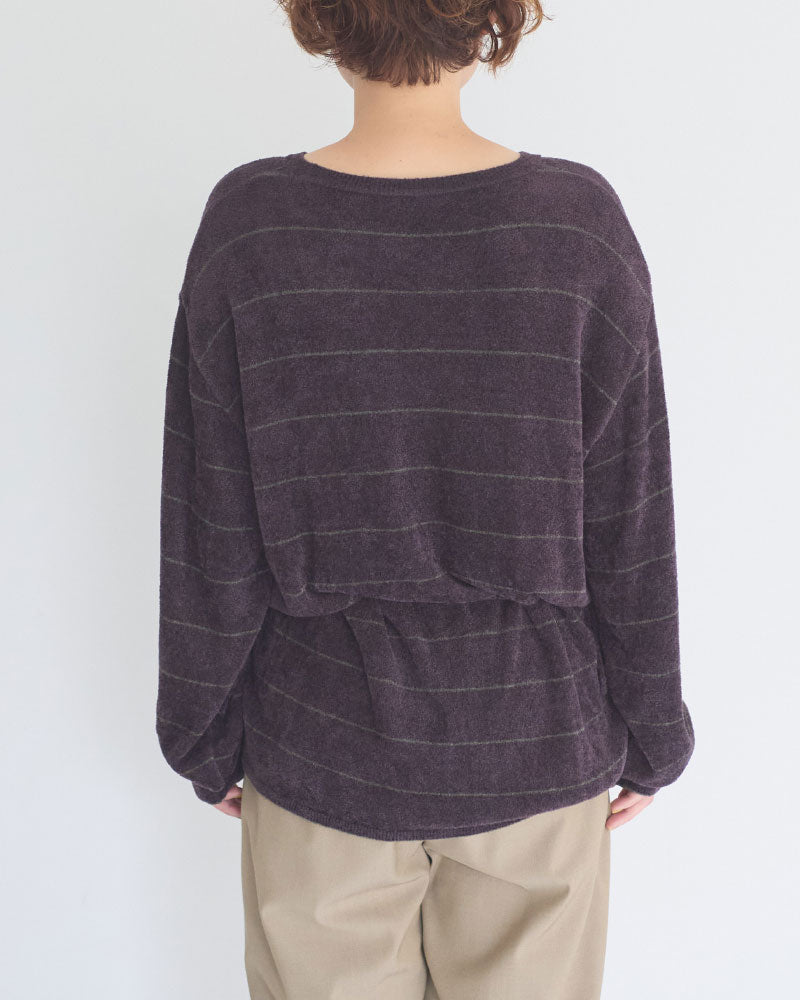 【予約】Velour Knit Sweater/JöICEADDED /J263KN03