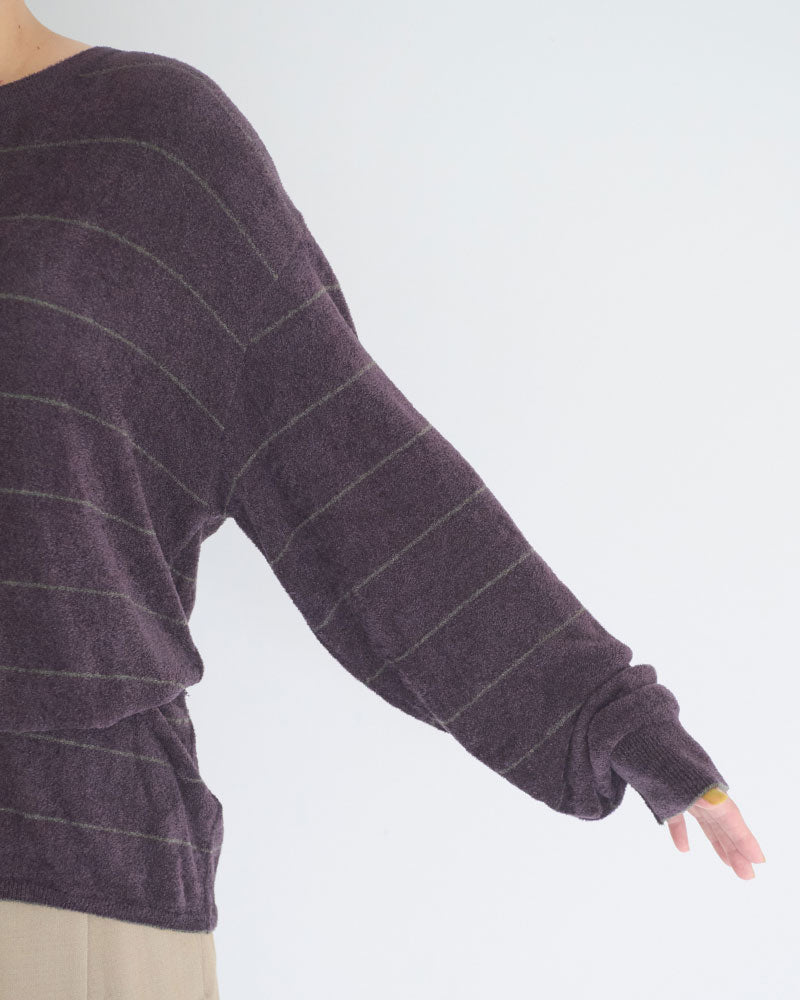 【予約】Velour Knit Sweater/JöICEADDED /J263KN03