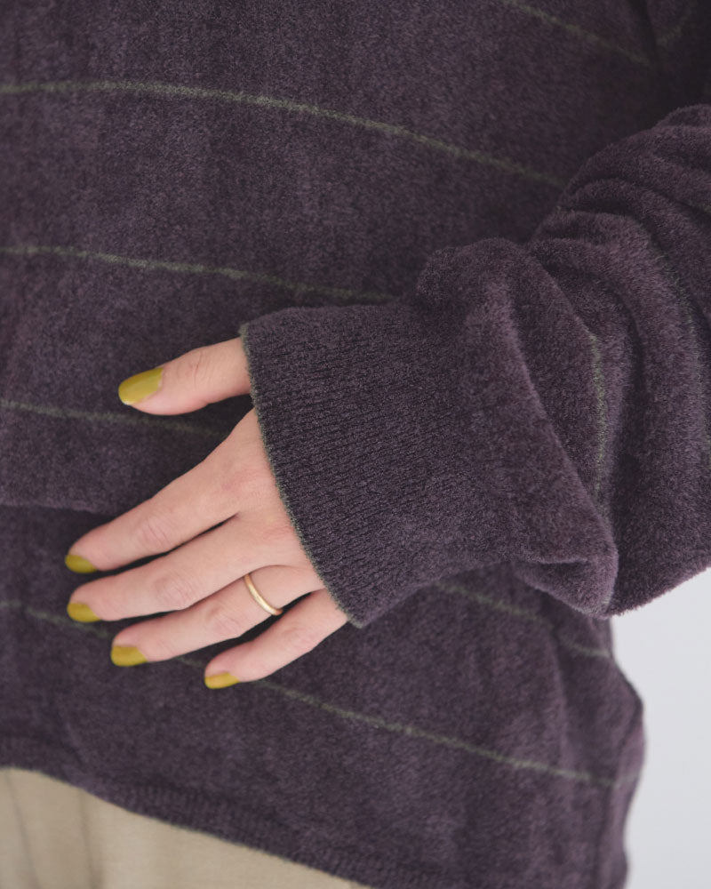 【予約】Velour Knit Sweater/JöICEADDED /J263KN03
