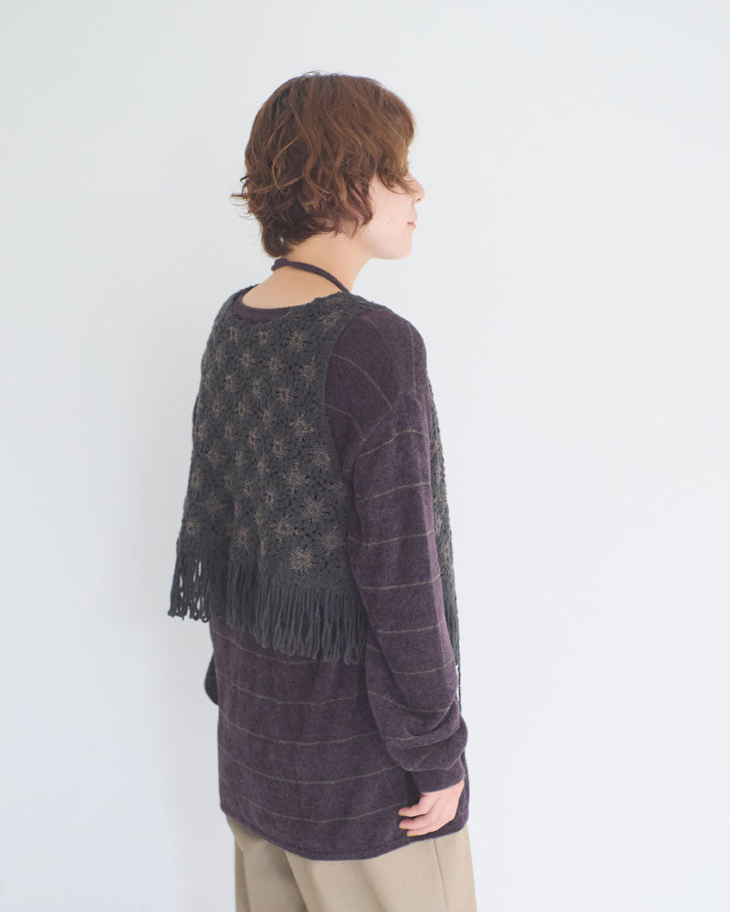 【予約】Velour Knit Sweater/JöICEADDED /J263KN03