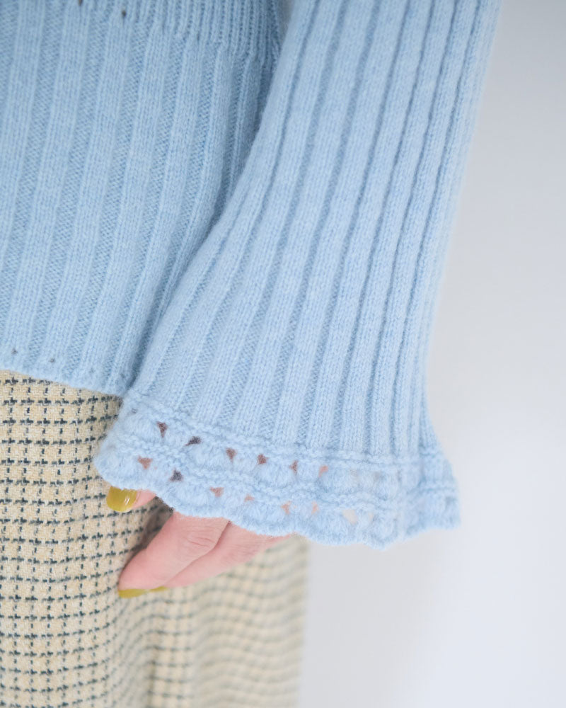 【予約】Wool Nuance Knit Polo/JöICEADDED /J263KN02