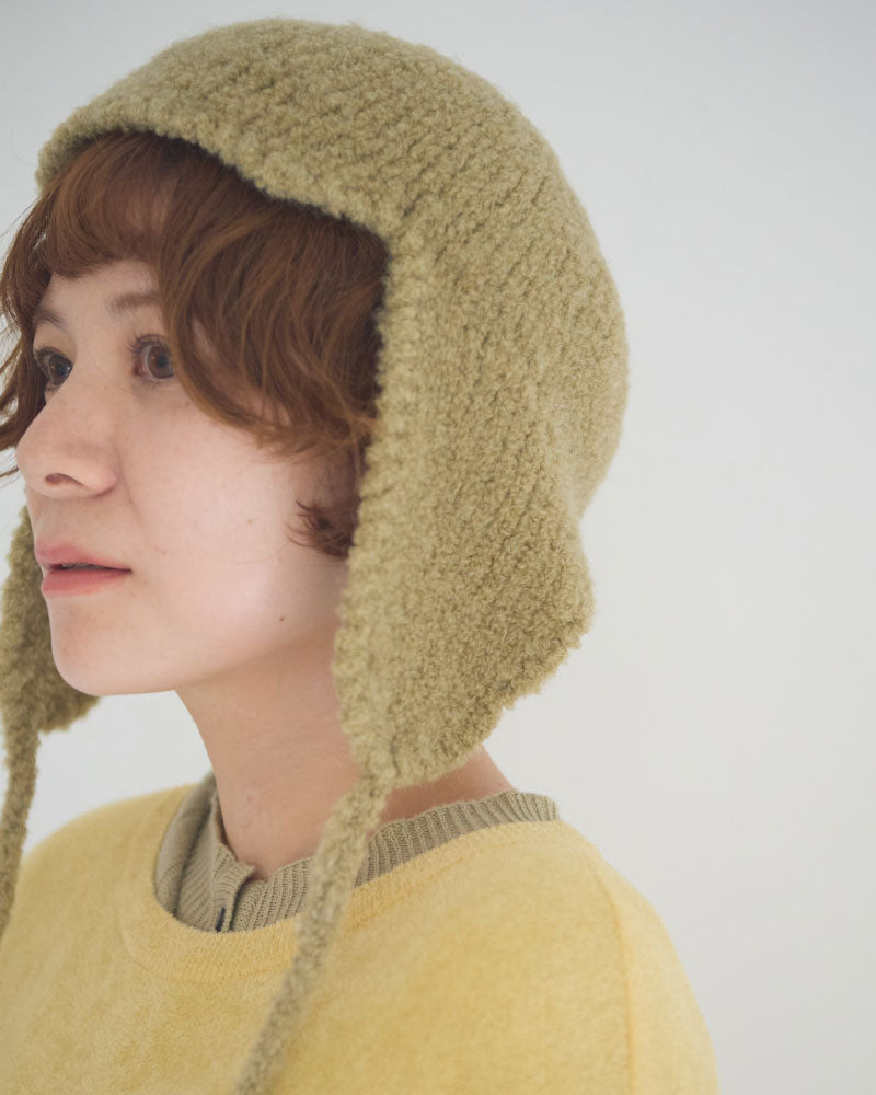 【予約】HAND KNIT HELMET/YULA/Y L 25-A 002