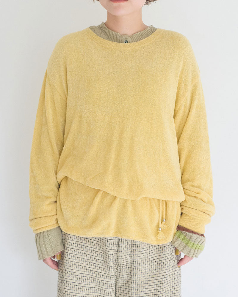 【予約】Velour Knit Sweater/JöICEADDED /J263KN03