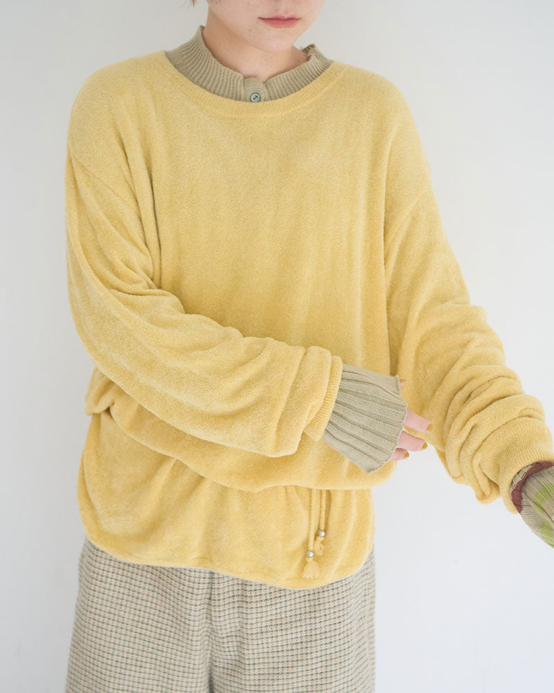 【予約】Velour Knit Sweater/JöICEADDED /J263KN03